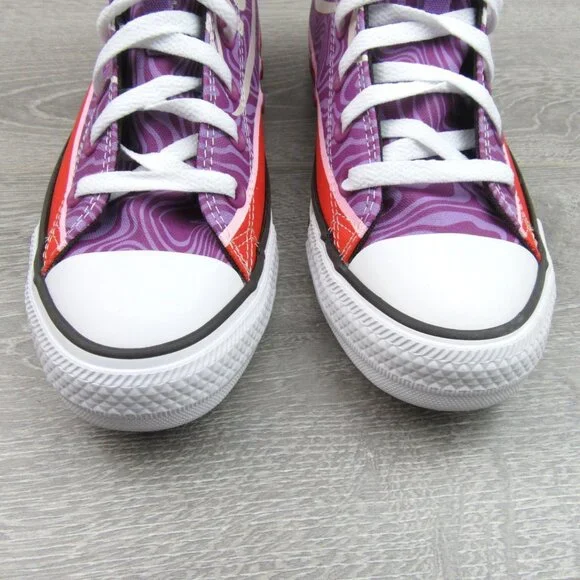 Converse x Wonka CTAS HI Women's Size 8 Pixel Purple White Sneakers NEW - Picture 5 of 14
